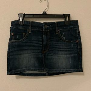 A&F Denim Miniskirt